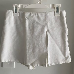 Blue Blush slit skort